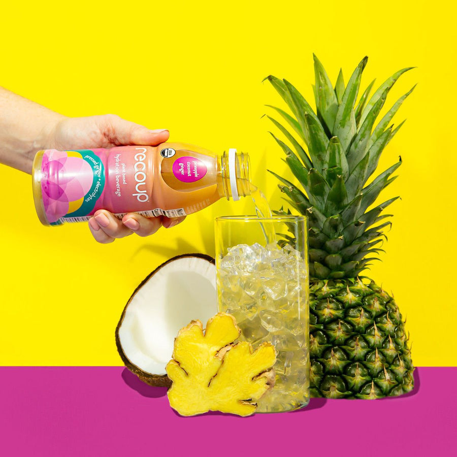 Pineapple + Coconut + Ginger : Recoup Beverage