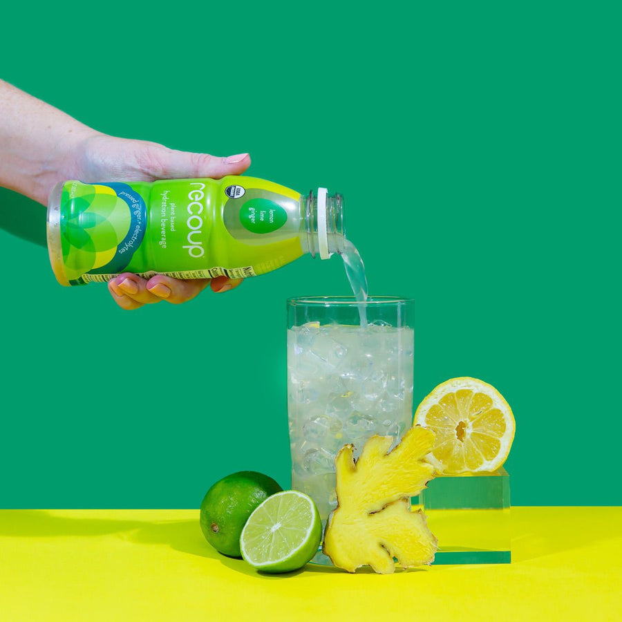 Lemon Lime Ginger: Recoup Hydration + Health Beverage